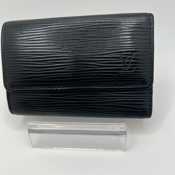 GUC Louis Vuitton Black Epi Key Case - Picture 1 of 6